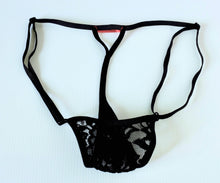 Carica l'immagine nel visualizzatore di Gallery, Perizoma di pizzo nero.