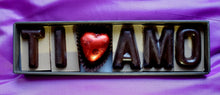 Load image into Gallery viewer, Lettere di cioccolato &quot;Ti amo&quot;.
