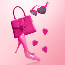 Load image into Gallery viewer, Mini vibratori fashion abbinati ad una scarpa e una borsa.
